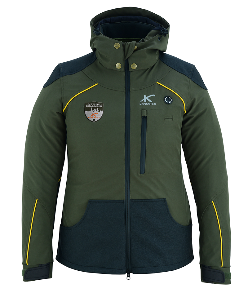 Giacca impermeabile donna da caccia trekking Aurae Lady Jacket Konustex hunting