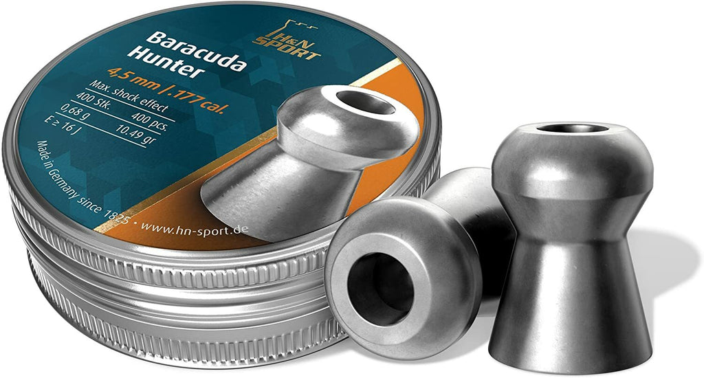 4.5MM 177 H&amp;N SPORT BARACUDA HUNTER PELLETS FOR AIR RIFLE AIRGUN
