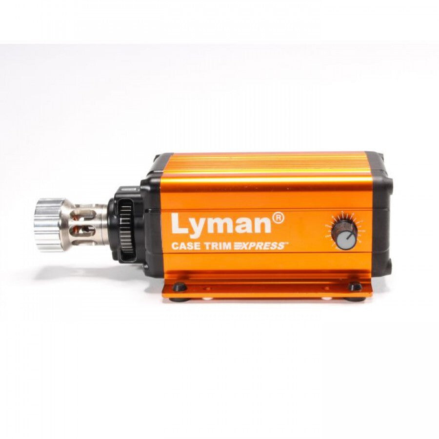 Tornio per bossoli LYMAN Brass Smith Case Trim Express con 10 boccole reloading