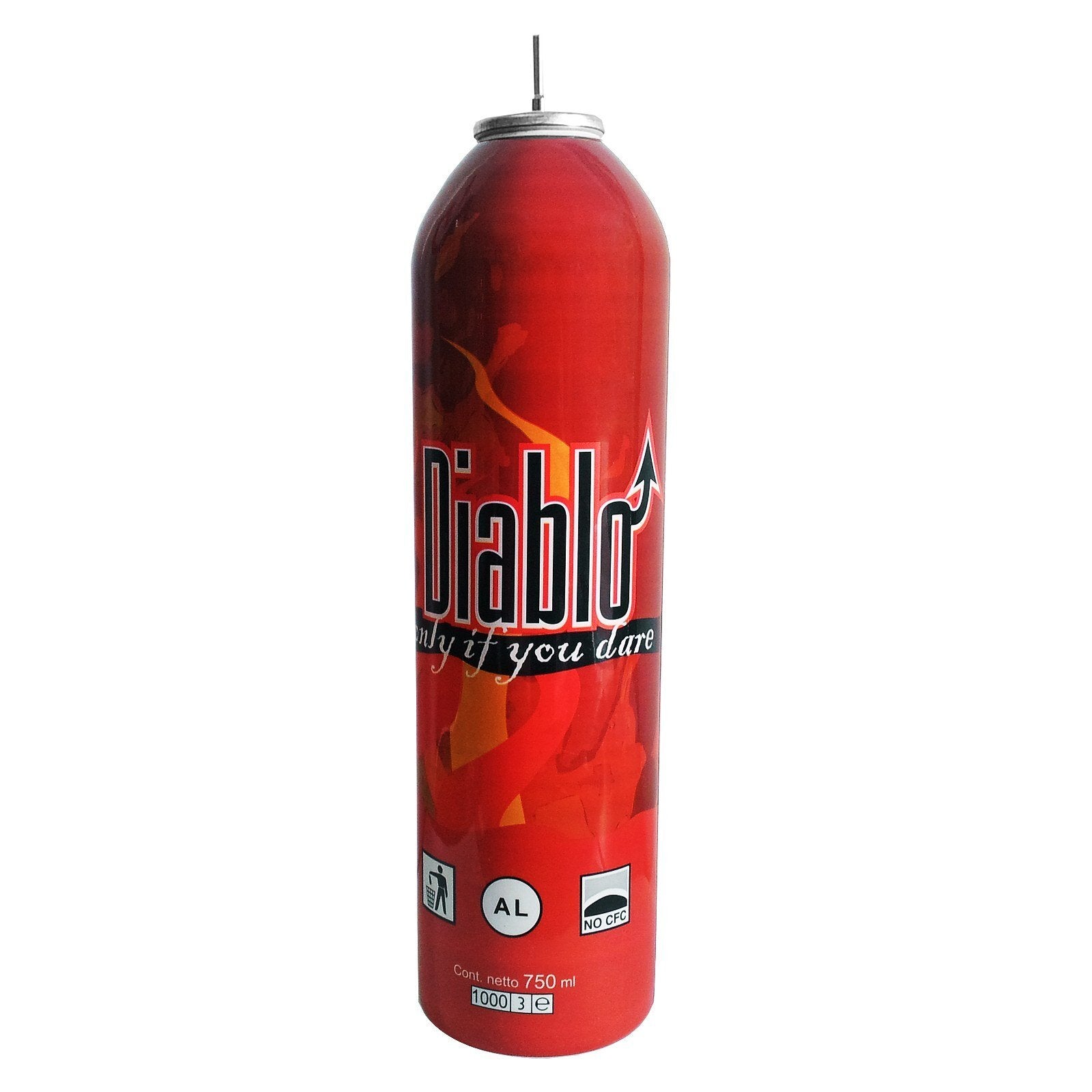 Softair green gas diablo bombola 750 ml high power pistole airsoft armi ricarica