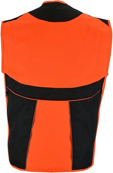 Gilet Da Caccia Al Cinghiale Sottobosco Orange Konustex Gametop Alta Visibilità