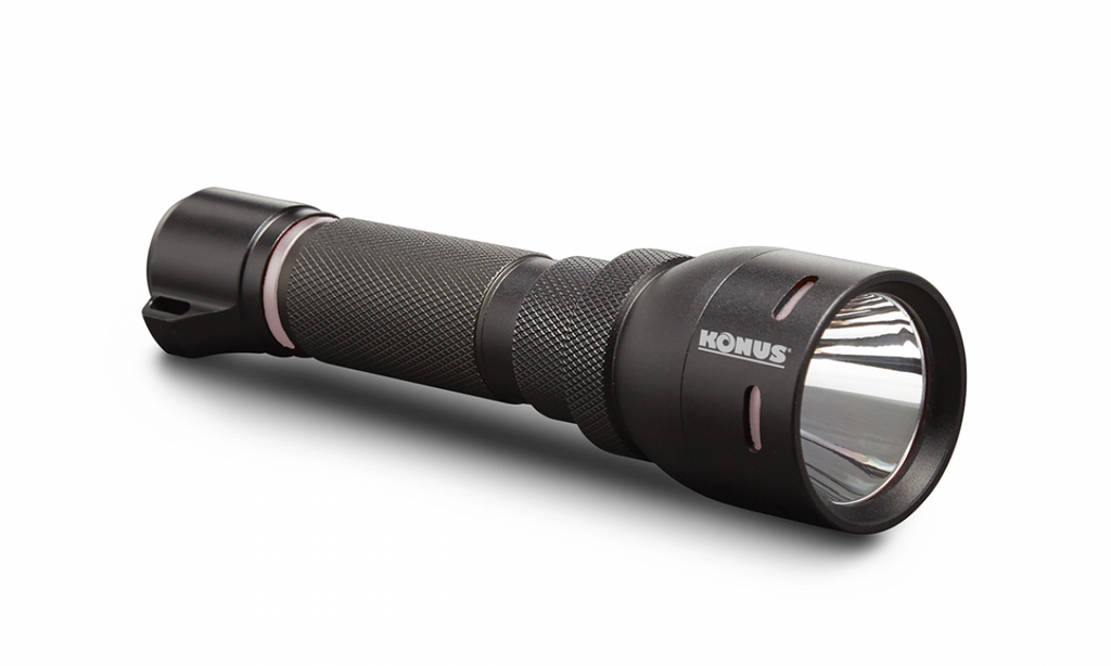 KONUS KONUSLIGHT-RC8 Torcia Ricaricabile a Comando Remoto per Slitta Weaver/Picatinny, 1000 lm e Batteria Ricaricabile