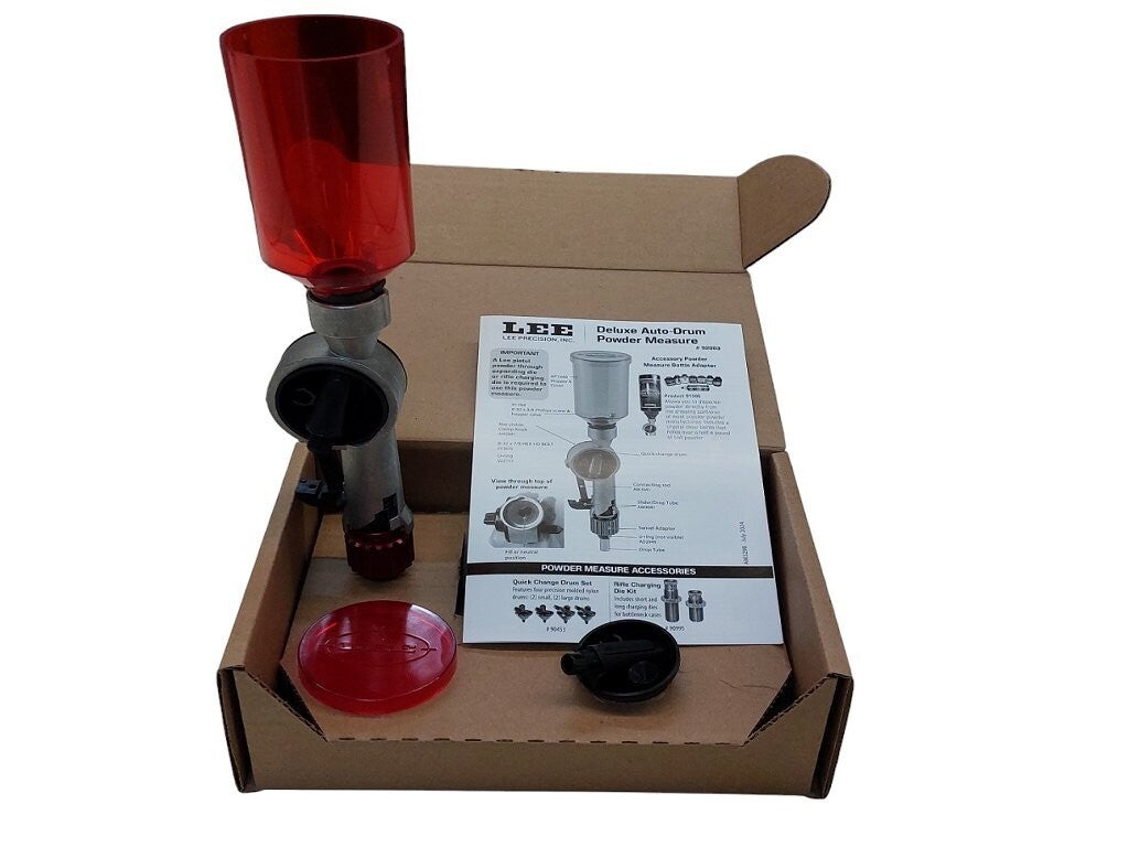 Lee Precision Automatic Drum Powder Measure Reloading Press 
