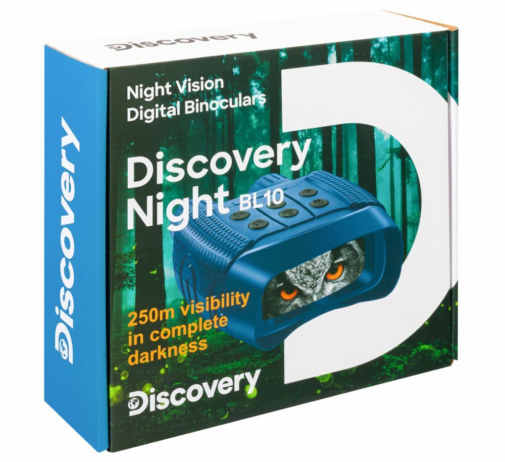 Visore notturno binoculare digitale Discovery Night BL10 con treppiede caccia