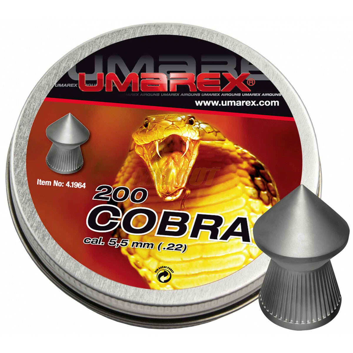 PIOMBINI 5,5 22 UMAREX COBRA DIABOLO CARABINA ARIA COMPRESSA AIRGUN PLINKING