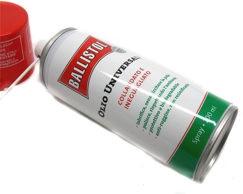 Ballistol spray oil 200 ml for cleaning weapons, fishing wood, and unlocking. 