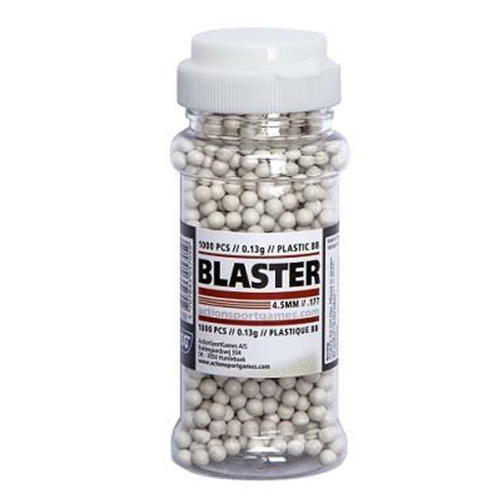 1000 pallini 4.5mm asg blaster plastica carabina aria compressa plinking tiro