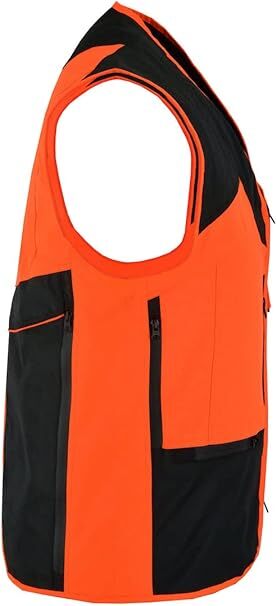Gilet Da Caccia Al Cinghiale Sottobosco Orange Konustex Gametop Alta Visibilità