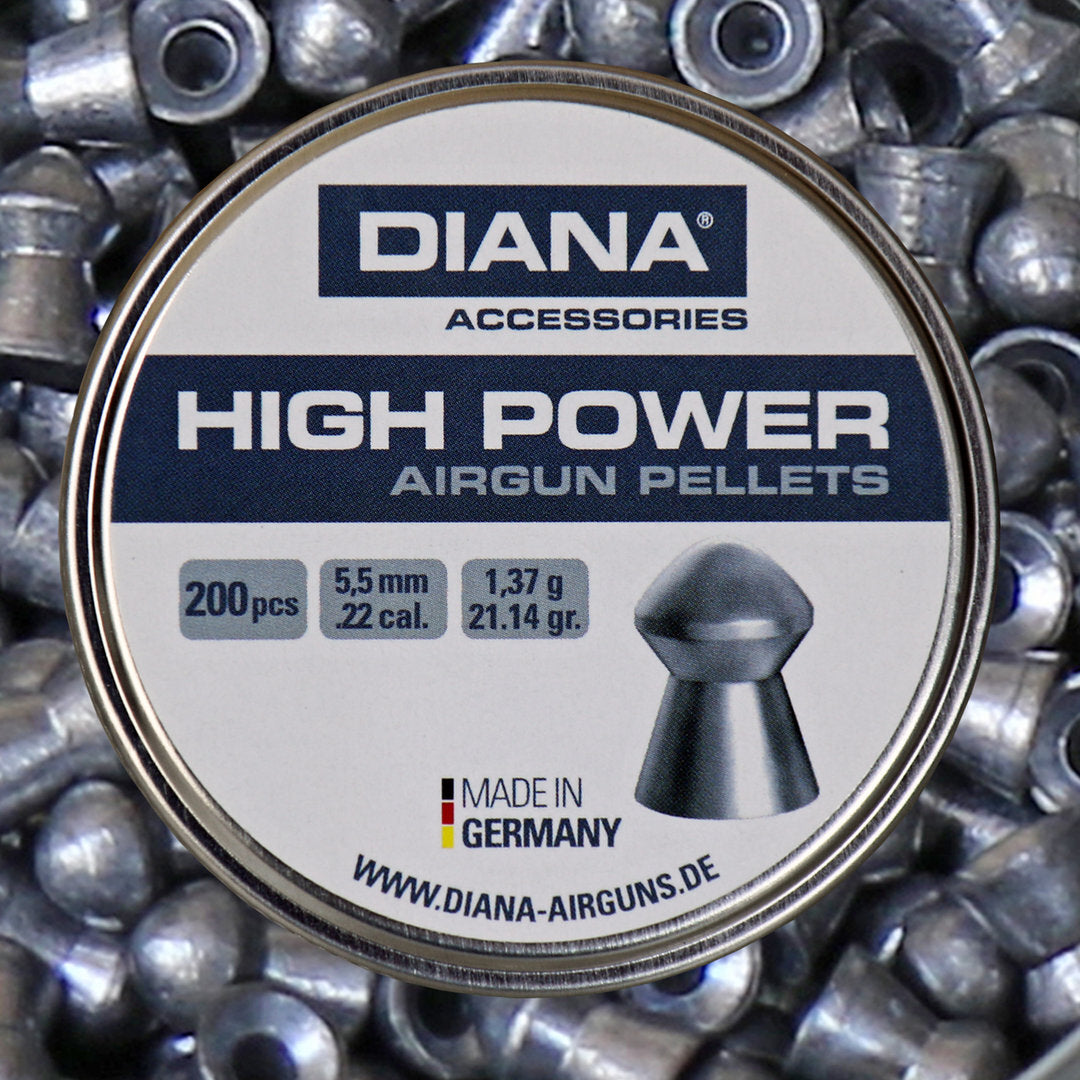 Piombini 5.5mm 22 Diana High Power pellets airguns gamo pallini aria compressa