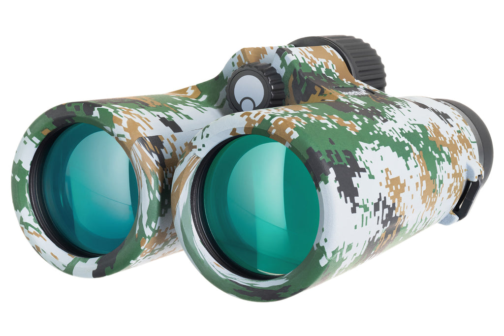 Binocolo professionale con reticolo levenhuk camo 10x42 da caccia trekking sport
