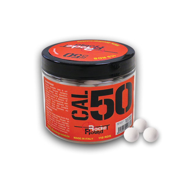 Palle Polimero Round Rocket calibro 50 Ram 110 pz Umarex T4E HDR50 biglie fionda