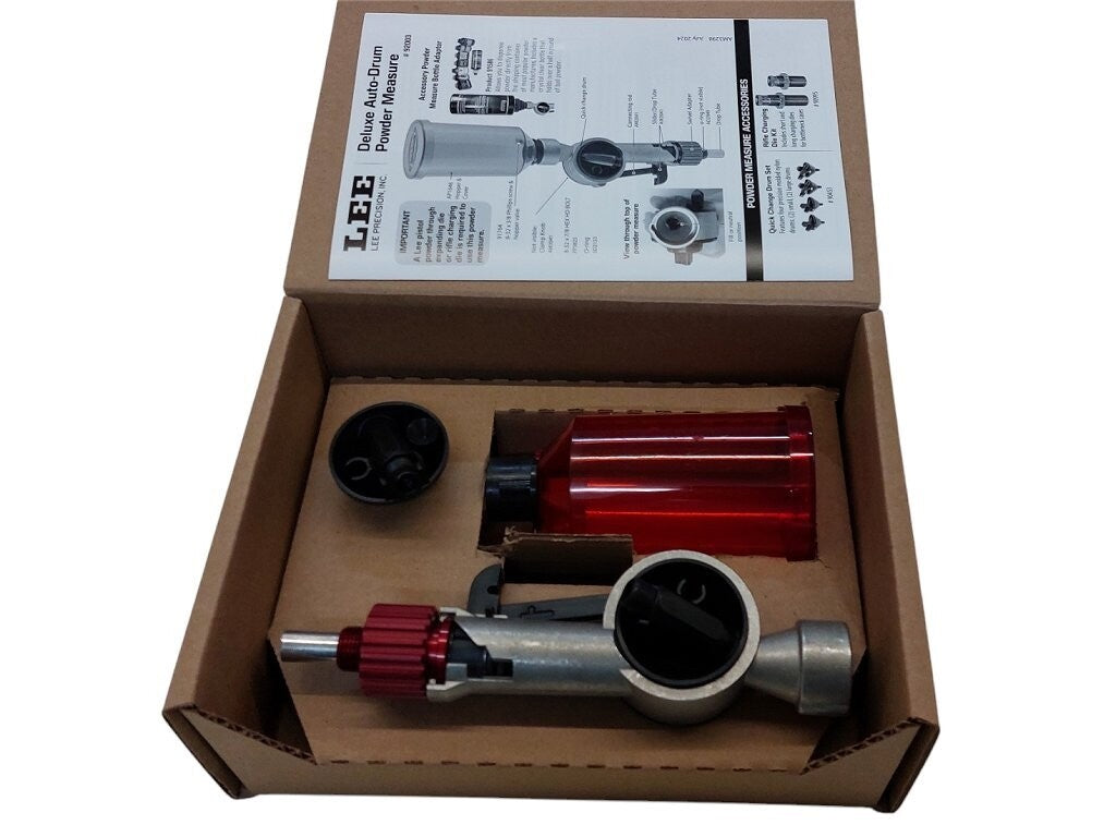 Lee Precision Automatic Drum Powder Measure Reloading Press 