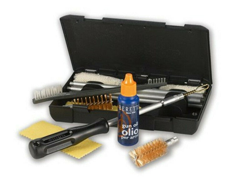 Beretta Kit Pulizia per pistola cal. 9mm 38SP 357MG manutenzione armi poligono