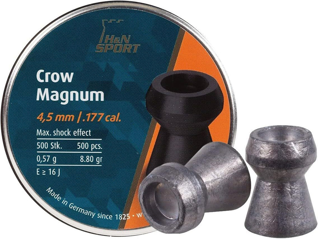 Piombini 4.5mm Crow Magnum H&n Sport Pallini Aria Compressa Airgun Co2 Balines