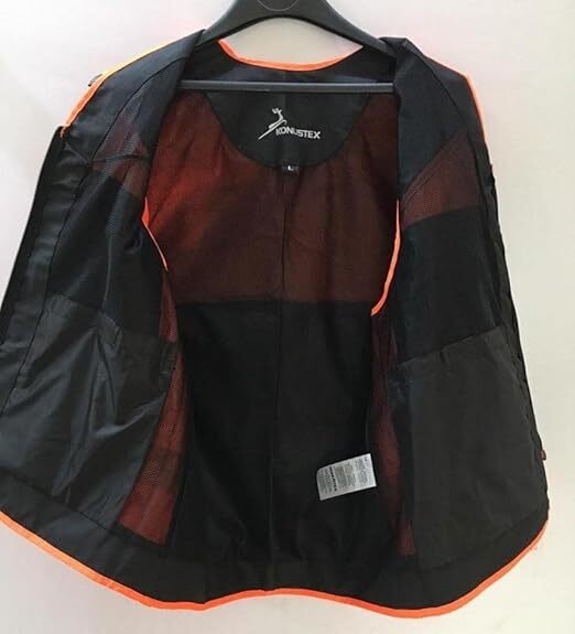 Gilet Da Caccia Al Cinghiale Sottobosco Orange Konustex Gametop Alta Visibilità