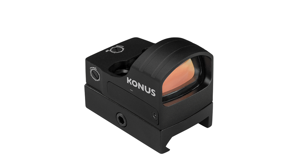 Red dot Konus Sight Pro Fission 3.0 punto rosso 4 MOA vista frontale