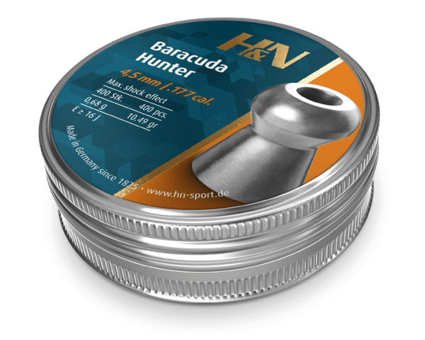 4.5MM 177 H&amp;N SPORT BARACUDA HUNTER PELLETS FOR AIR RIFLE AIRGUN