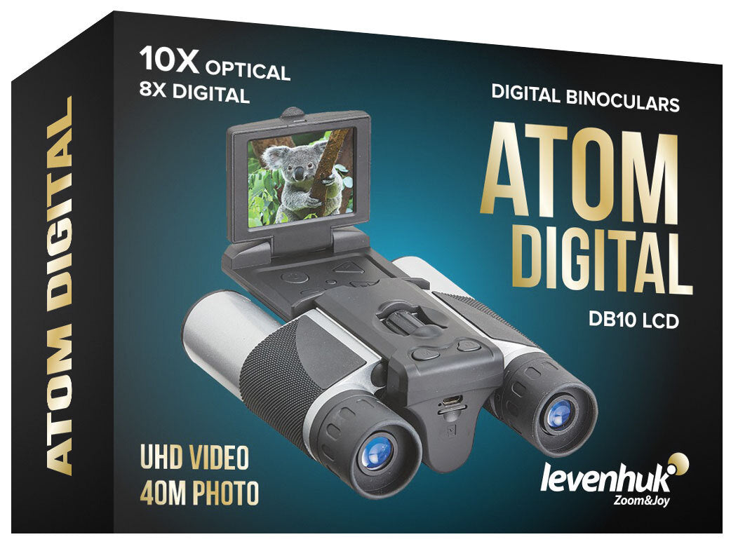 Binocolo digitale Levenhuk Atom Digital DB10 LCD birdwatching turismo 81703