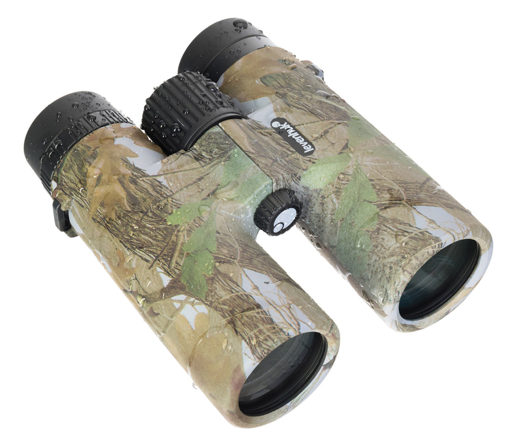 Binocolo professionale con reticolo levenhuk camo 10x42 da caccia trekking sport