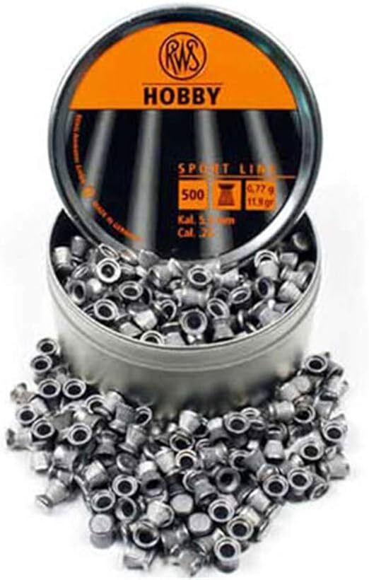 Piombini 5.5mm Rws Hobby Pallini Aria Compressa Plinking Airgun Co2 Pellets