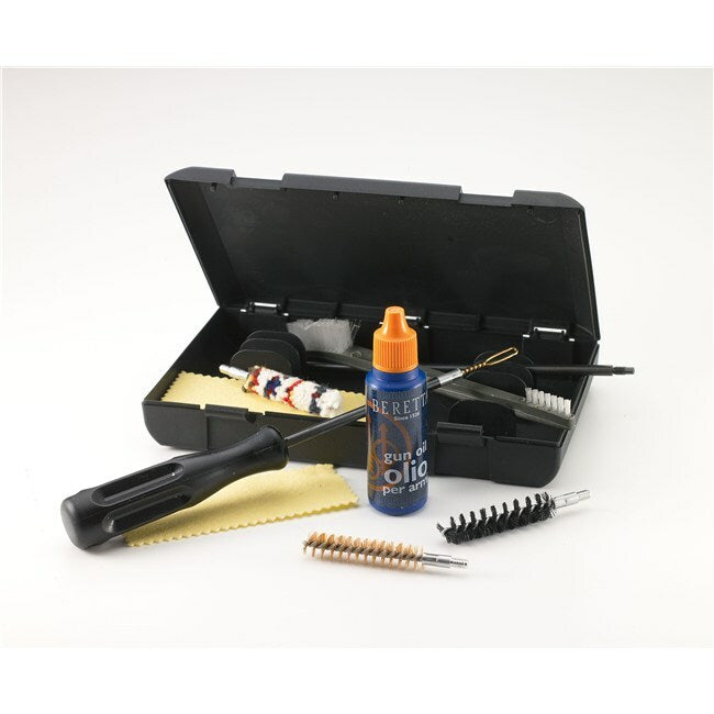 Beretta Kit Pulizia per pistola cal. 9mm 38SP 357MG manutenzione armi poligono