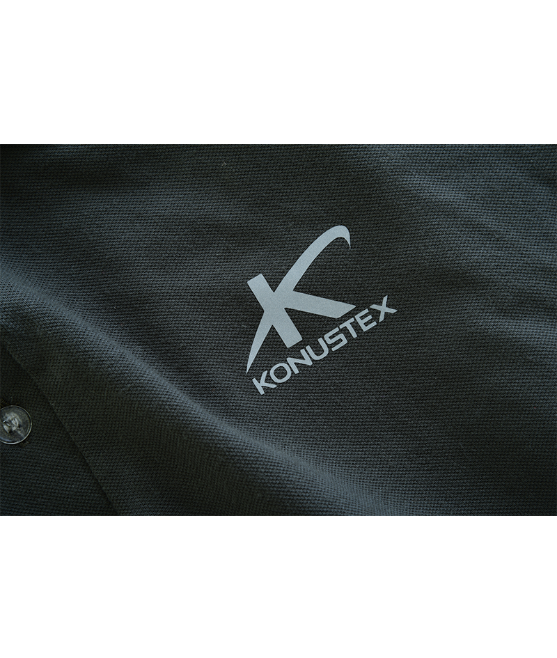 T-shirt manica lunga uomo polo da caccia konustex cotone militare softair pesca