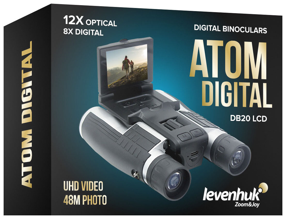 Binocolo digitale Levenhuk Atom Digital DB20 LCD birdwatching caccia hunt 81704