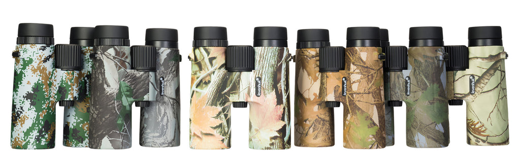 Binocolo professionale con reticolo levenhuk camo 10x42 da caccia trekking sport