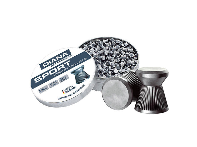 Piombini Diana Sport 4.5mm 500pz Made in Germany aria compressa CO2
