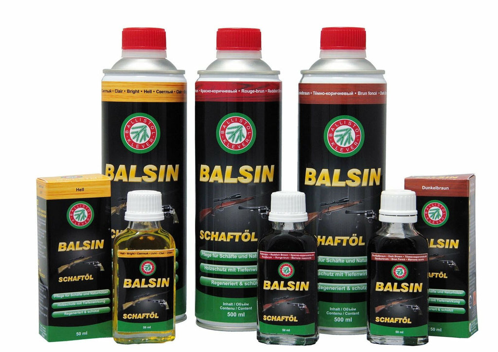 olio ballistol balsin per legno calci fucile 50ml professionale resistente acqua