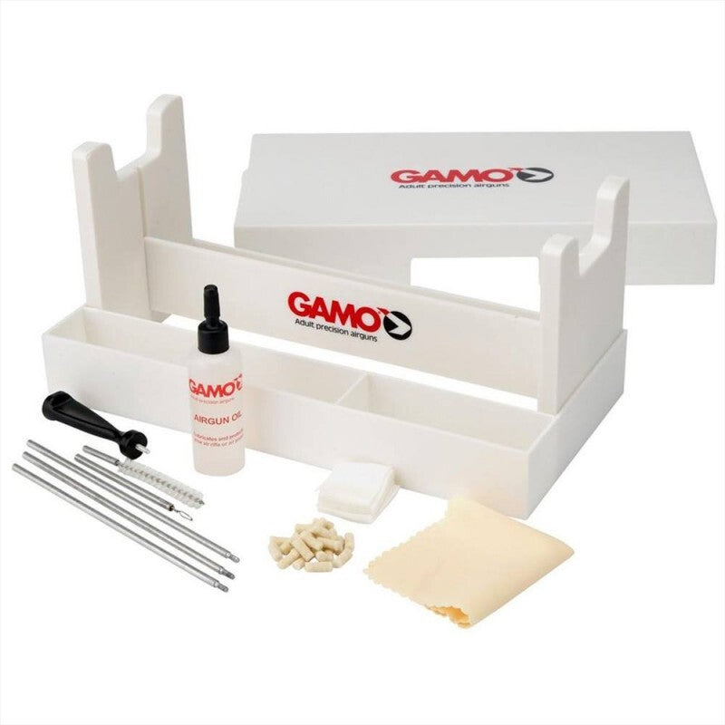Gamo air rifle cleaning kit for maintenance, 4.5 airgun pellets 