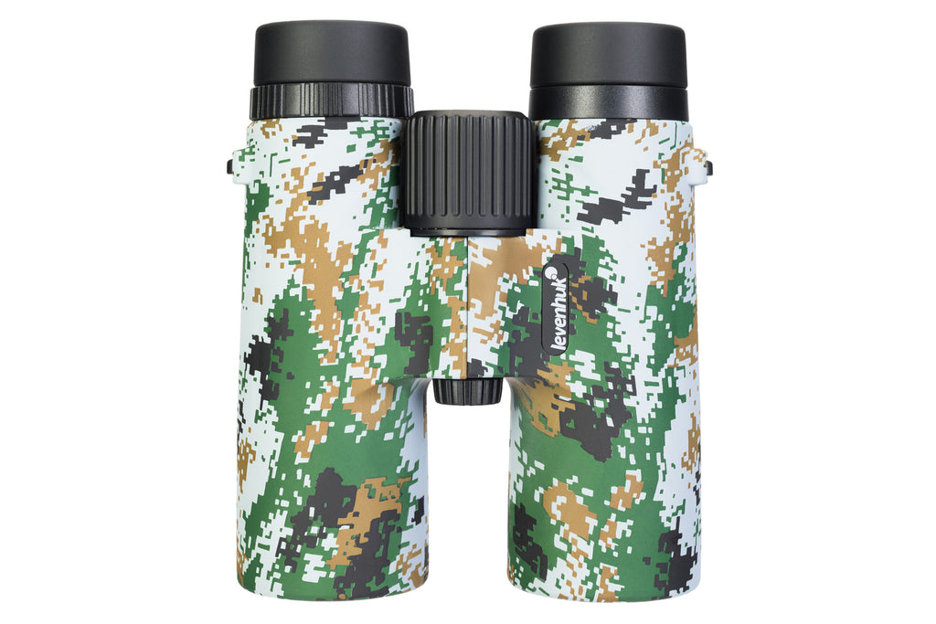 Binocolo professionale con reticolo levenhuk camo 10x42 da caccia trekking sport