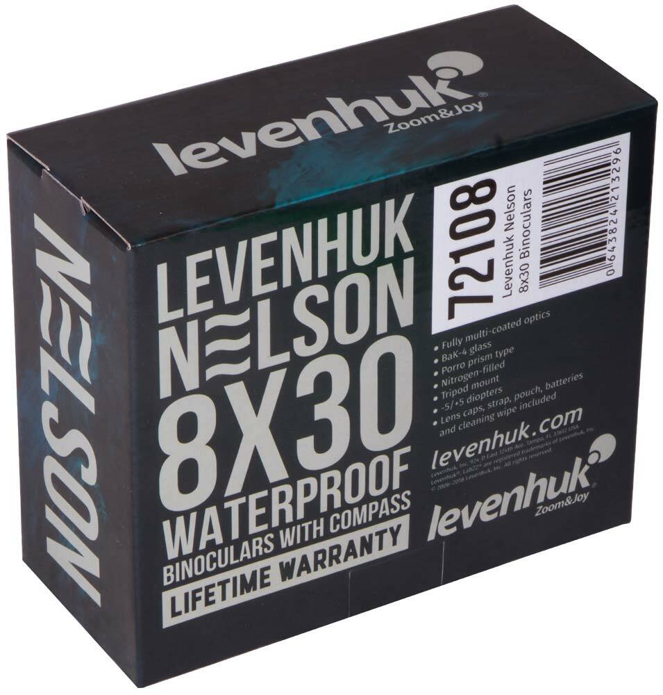 binocolo marino galleggiante professionale levenhuk NELSON birdwatching pesca