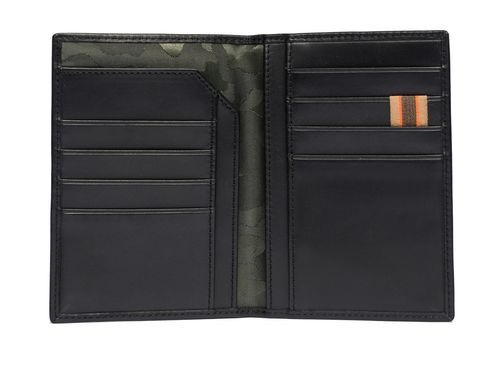 Portafoglio beretta unisex in pelle marrone porta passaporto