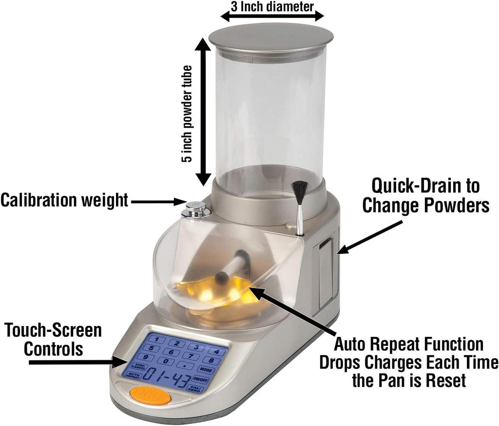 Lyman GEN6 Compact Touch Screen Powder System Precision Scale Dispenser 