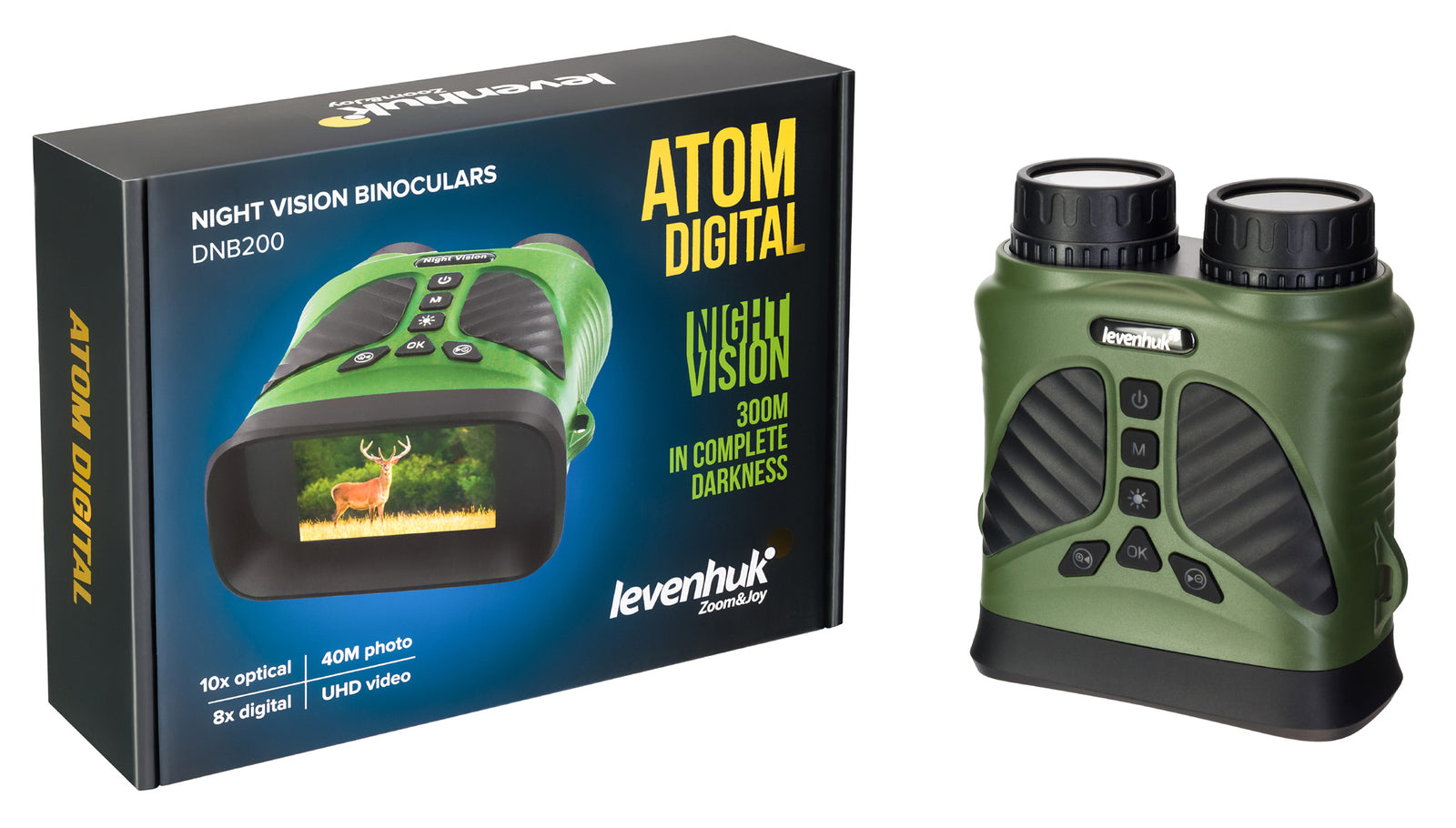 Visore notturno binoculare Levenhuk Atom Digital DNB200 caccia outdoor night