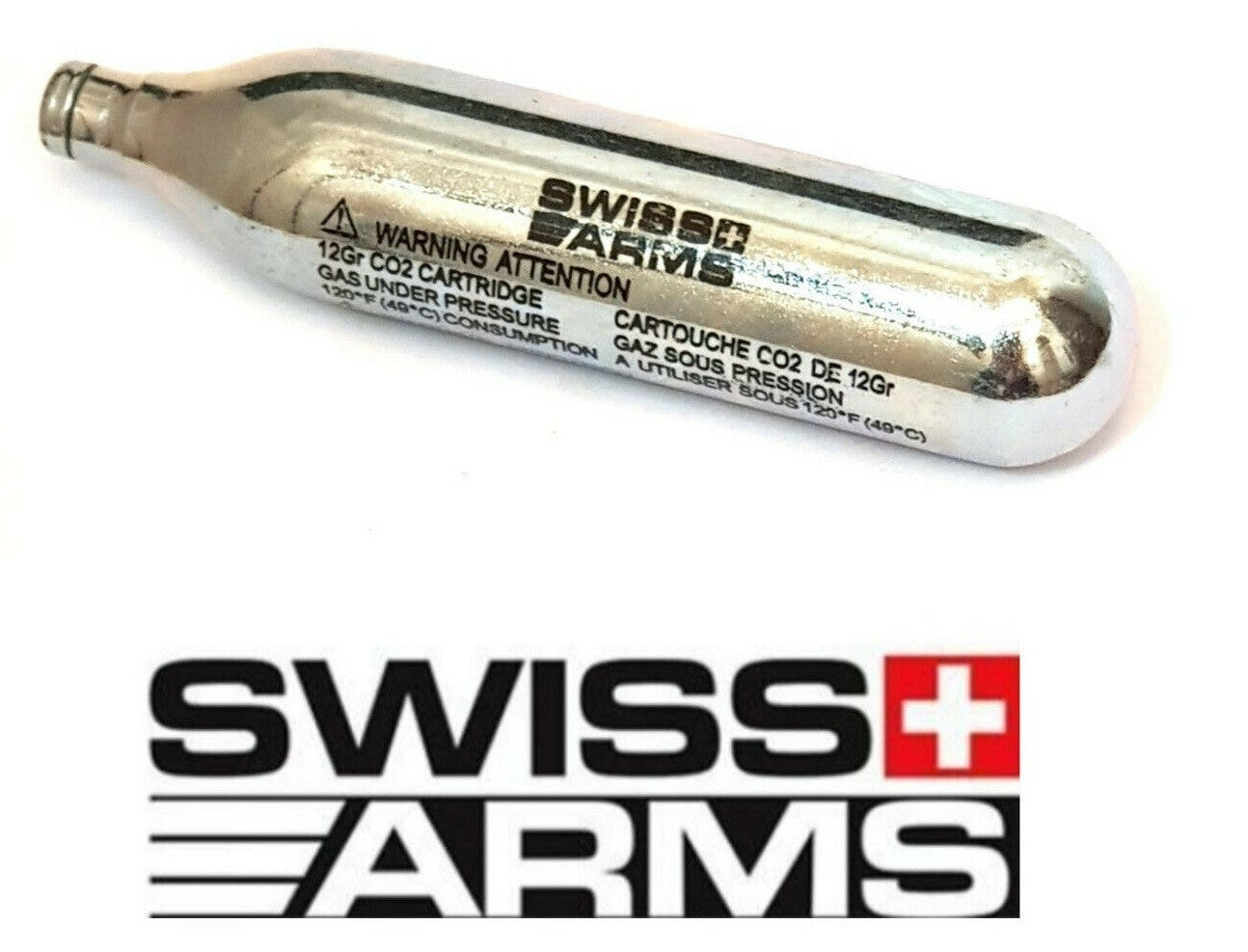 Swiss Arms Bombolette CO2 12g 5pz Aria Compressa Paintball Softair Airgun CO2