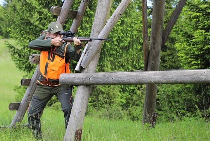 Gilet Da Caccia Al Cinghiale Sottobosco Orange Konustex Gametop Alta Visibilità