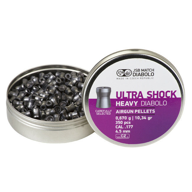 Pallini JSB Ultrashock 4.5mm .177 Hollow Point 0.67g 350pz Carabina Aria