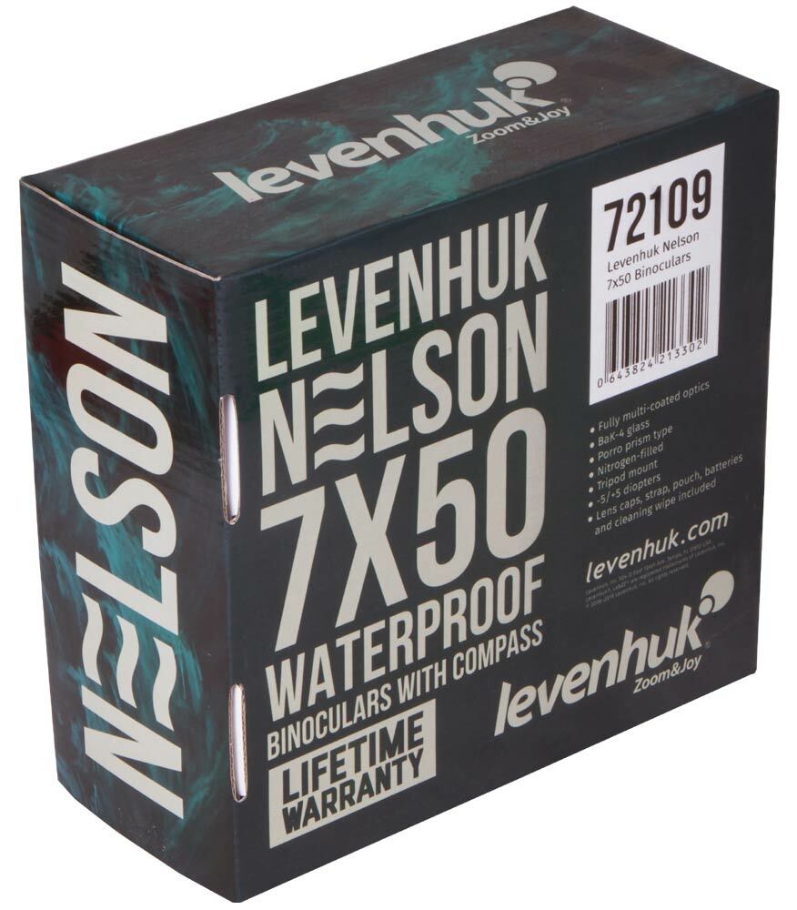 binocolo marino galleggiante professionale levenhuk NELSON birdwatching pesca