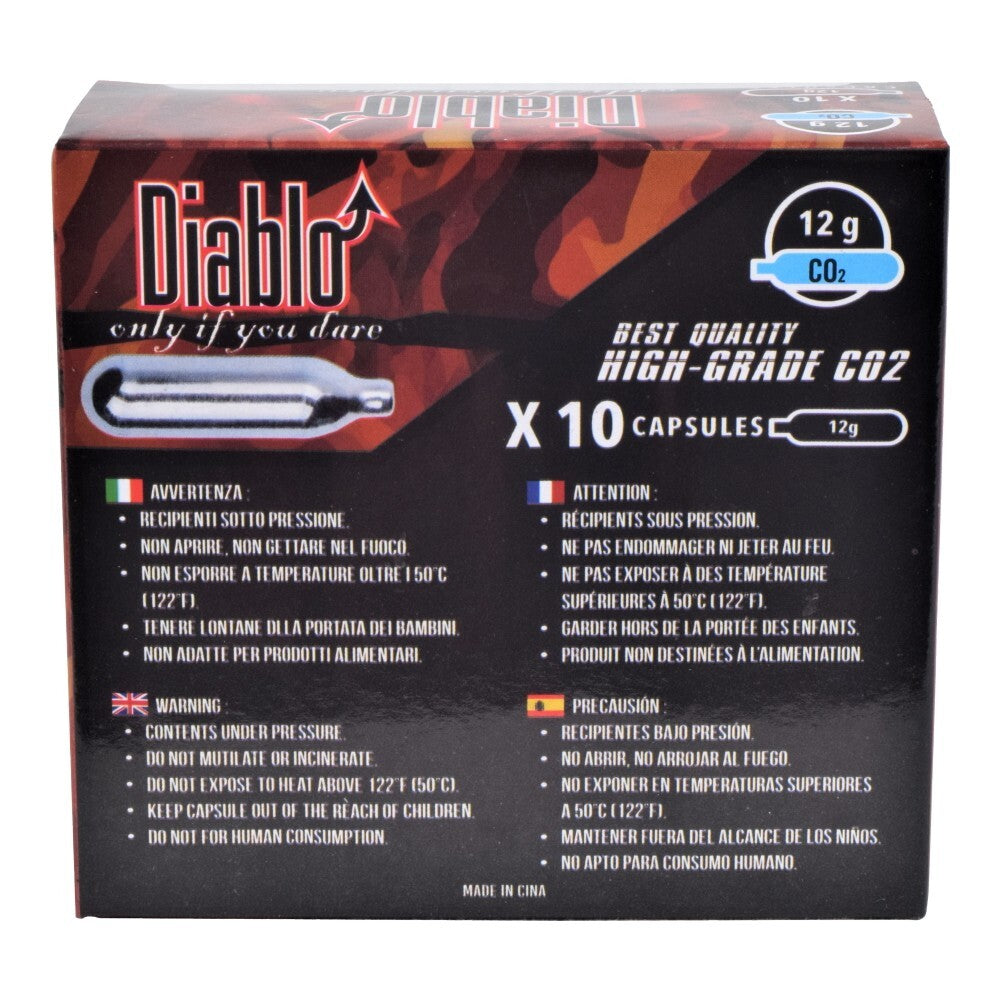 Bombolette gas co2 HIGH-GRADE 12gr per pistole softair airgun airsoft plinking