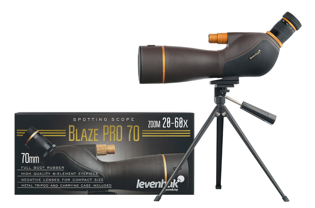 Cannocchiale Levenhuk BLAZE PRO 20-60x Impermeabile Caccia Bird Watching