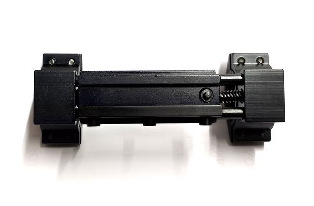 Attacco slitta ammortizzato per ottica per base 11mm con anelli 25/30mm plinking