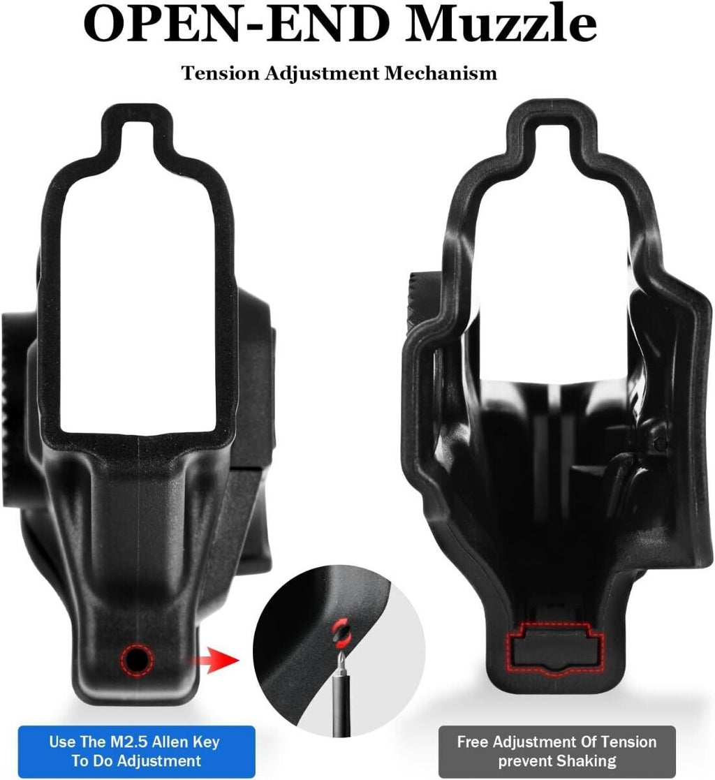 Cytac Fondina Polimero Glock 17 22 31 Gen 1 2 3 4 5 Paddle 360 Estrazione Rapida