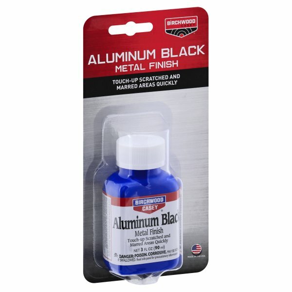 Cold burnisher for aluminum in black color Birchwood Casey metal finish