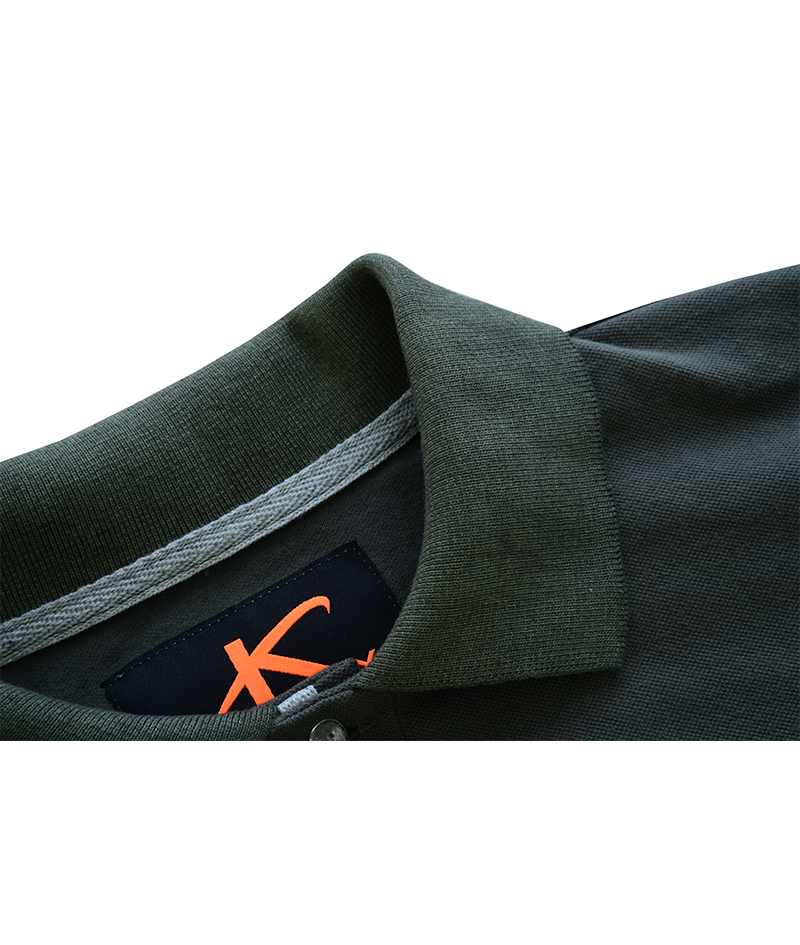 T-shirt manica lunga uomo polo da caccia konustex cotone militare softair pesca