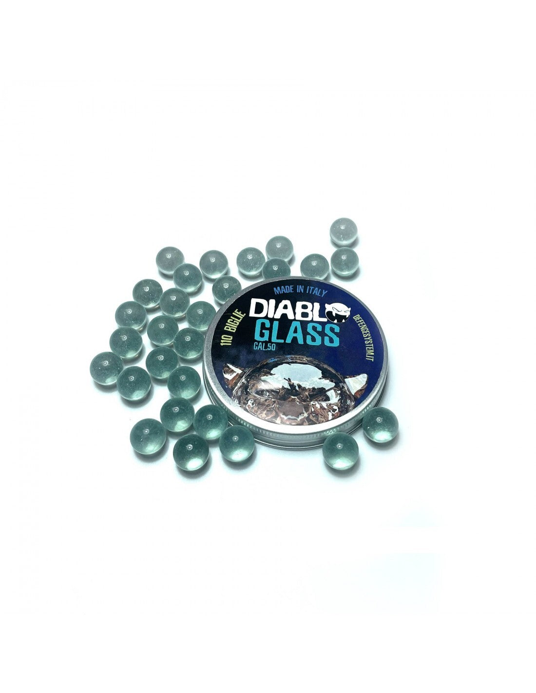 Palle in vetro sfere calibro 50 RAM Diablo Glass Umarex Hdr50 paintball fionda