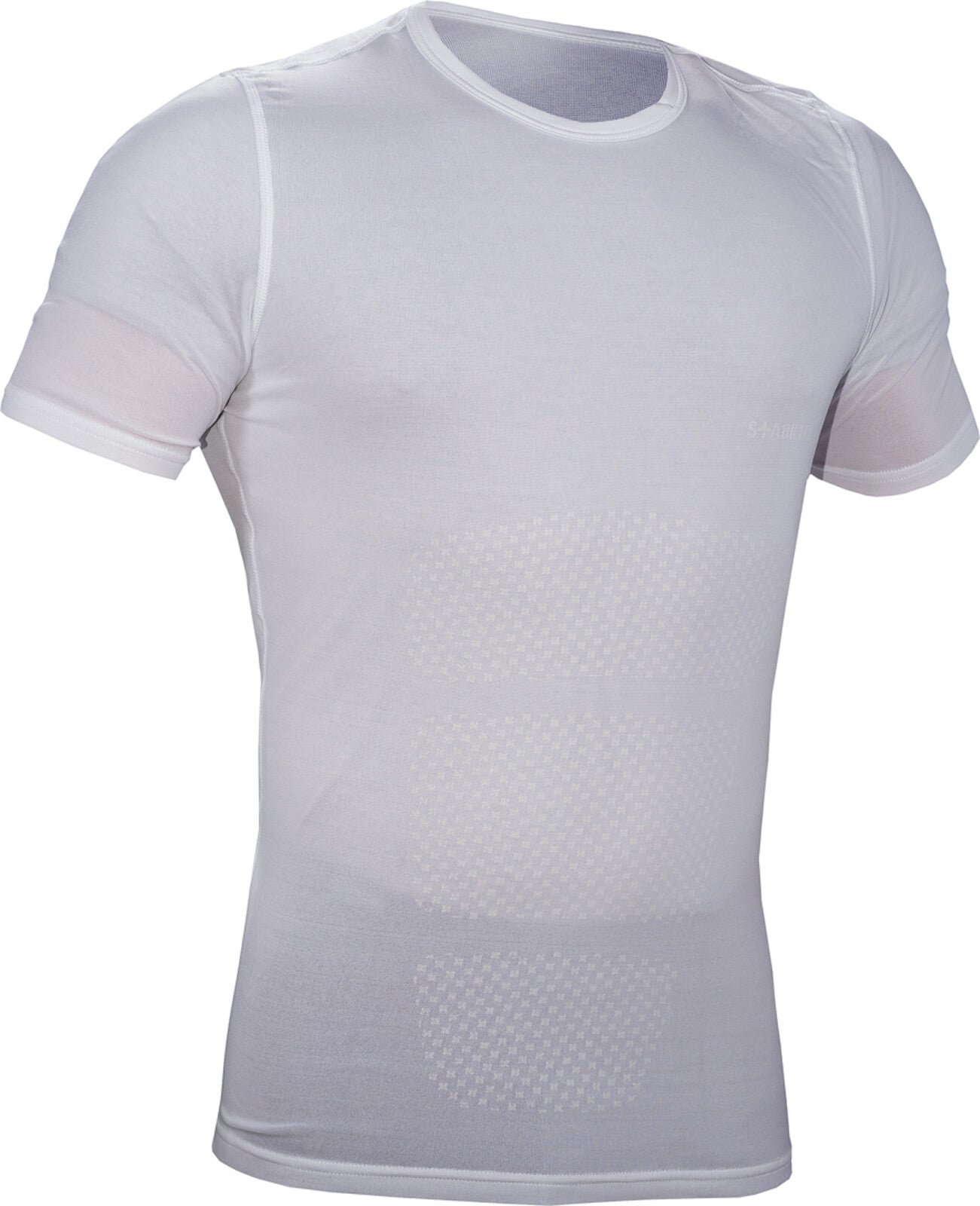 T-shirt stability dfenstec colore rossa taglia S manica corta sport tiro a volo