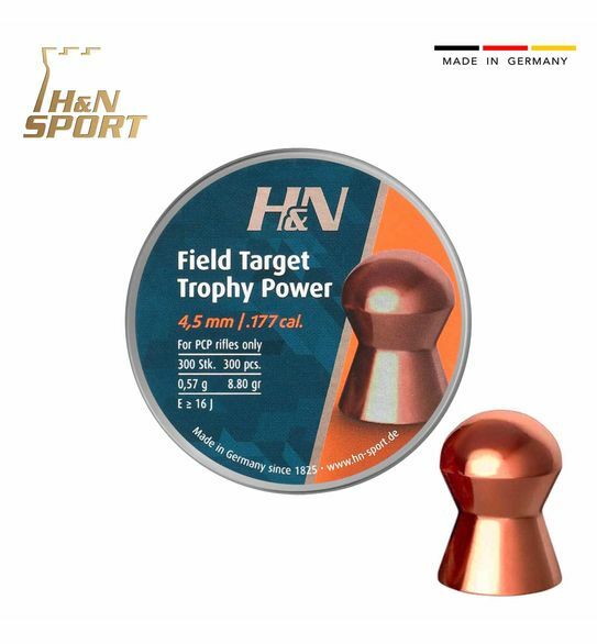 4.5mm 177 H&amp;N SPORT Field Target Trophy Power Air Rifle Pellets