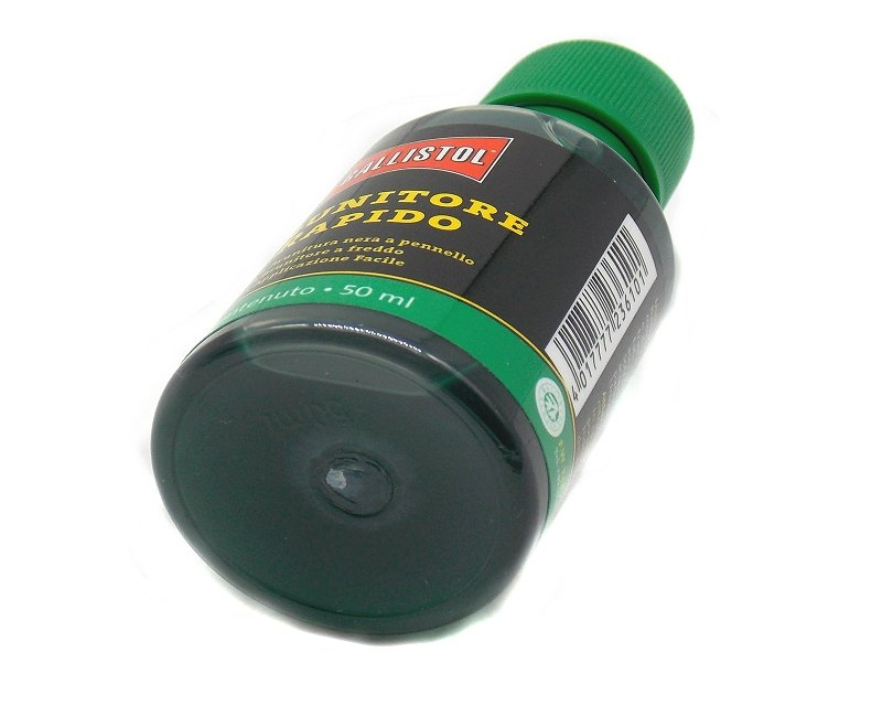 Ballistol Brunitore Freddo Rapido 50ml Acciaio Metalli Nero Fai Da Te Armi